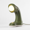 The tall Nessi table lamp in Olive