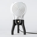 The Visitor table lamp in Charcoal on a white background.
