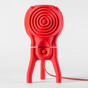 The Visitor table lamp in Cherry-Dip on a white background.